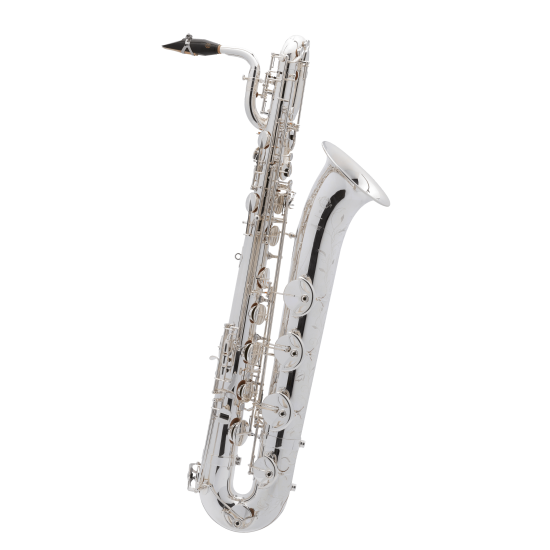 Barytón saxofón Selmer Serie III postriebrený