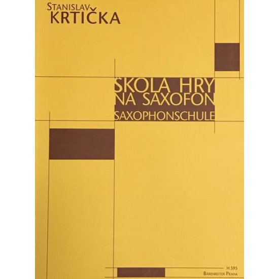 Stanislav Krtička - Škola hry na saxofon