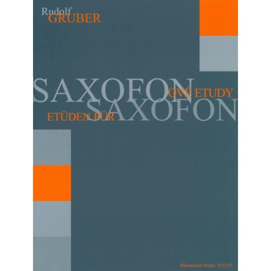 Rudolf Gruber - Saxofónové etudy